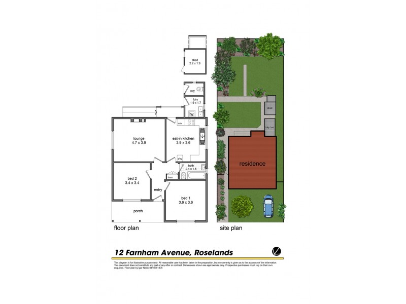 12 Farnham Avenue, Roselands NSW 2196 Floorplan