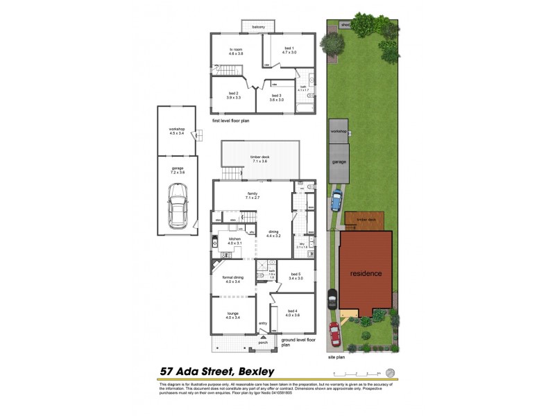 57 Ada Street, Bexley NSW 2207 Floorplan