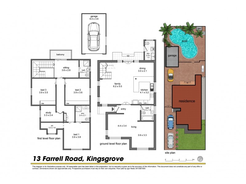 13 Farrell Road, Kingsgrove NSW 2208 Floorplan