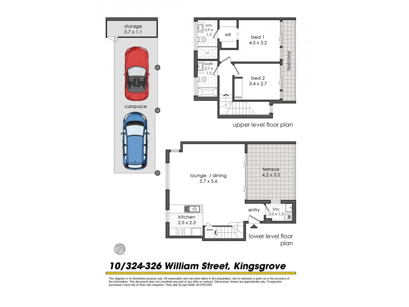 10/324-326 William Street, Kingsgrove NSW 2208 Floorplan