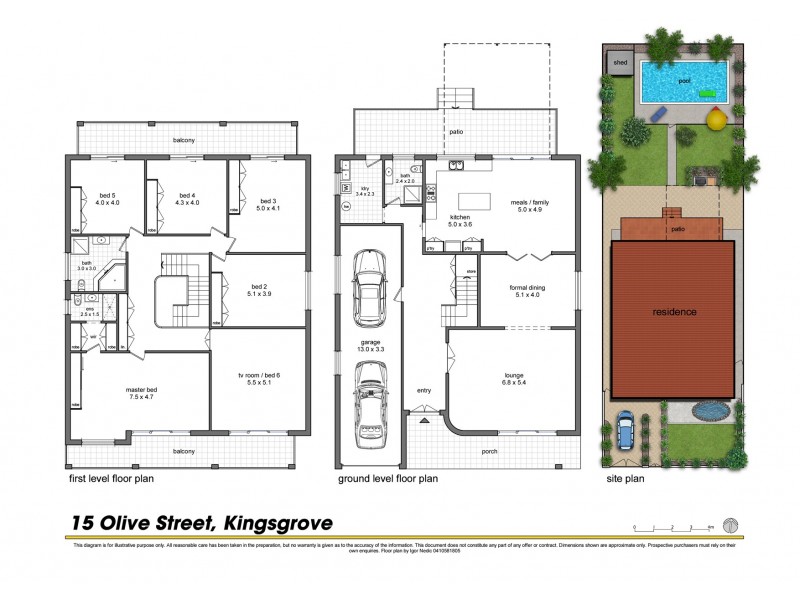 15 Olive Street, Kingsgrove NSW 2208 Floorplan