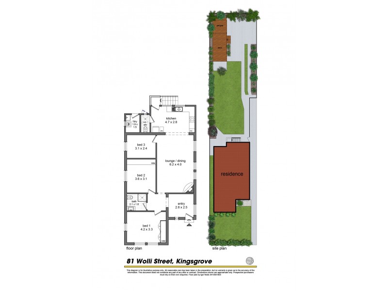 81 Wolli Street, Kingsgrove NSW 2208 Floorplan
