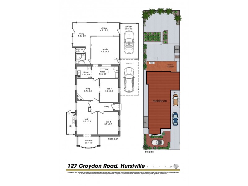 127 Croydon Road, Hurstville NSW 2220 Floorplan
