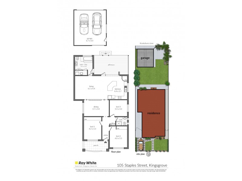 105 Staples Street, Kingsgrove NSW 2208 Floorplan