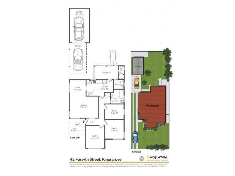 42 Forsyth Street, Kingsgrove NSW 2208 Floorplan