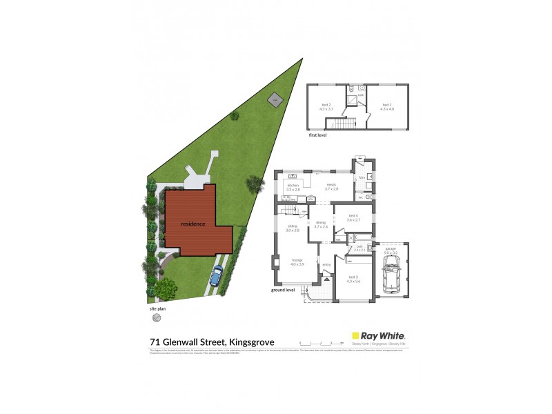 71 Glenwall Street, Kingsgrove NSW 2208 Floorplan