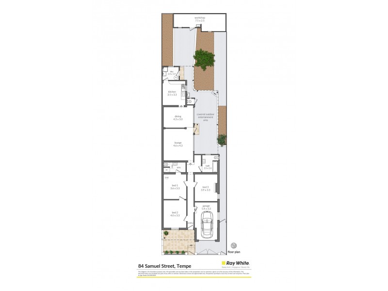 84 Samuel Street, Tempe NSW 2044 Floorplan