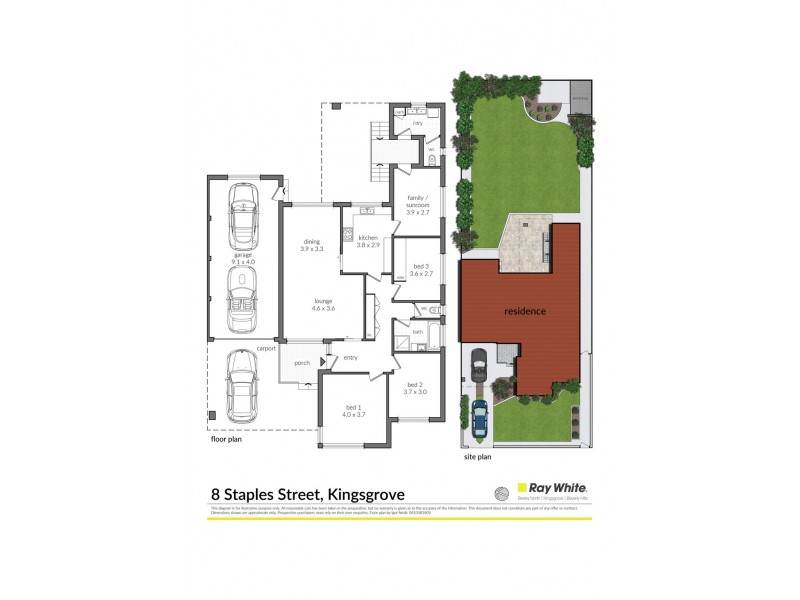 8 Staples Street, Kingsgrove NSW 2208 Floorplan