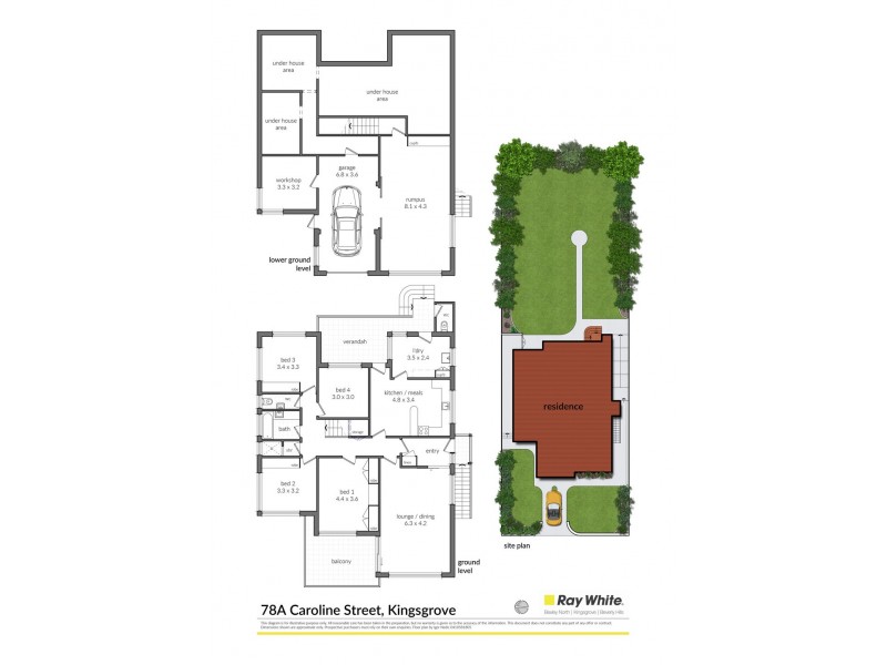 78A Caroline Street, Kingsgrove NSW 2208 Floorplan