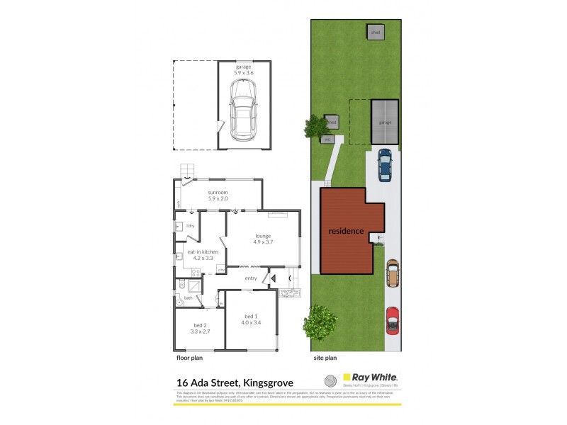 16 Ada Street, Kingsgrove NSW 2208 Floorplan
