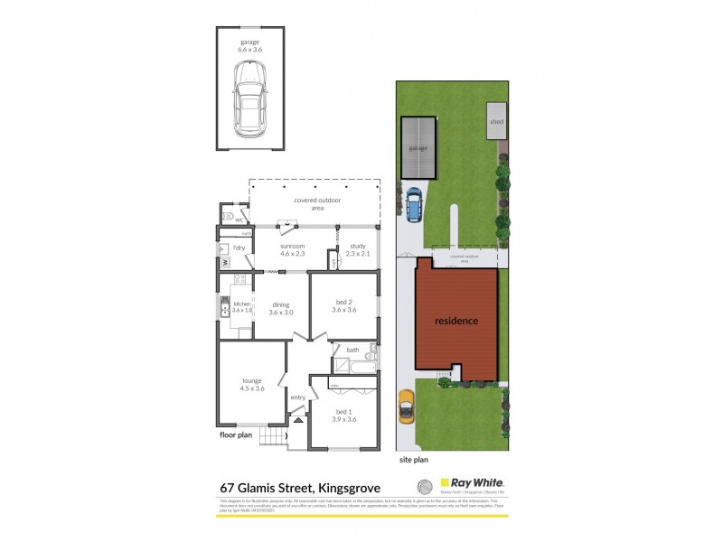 67 Glamis Street, Kingsgrove NSW 2208 Floorplan