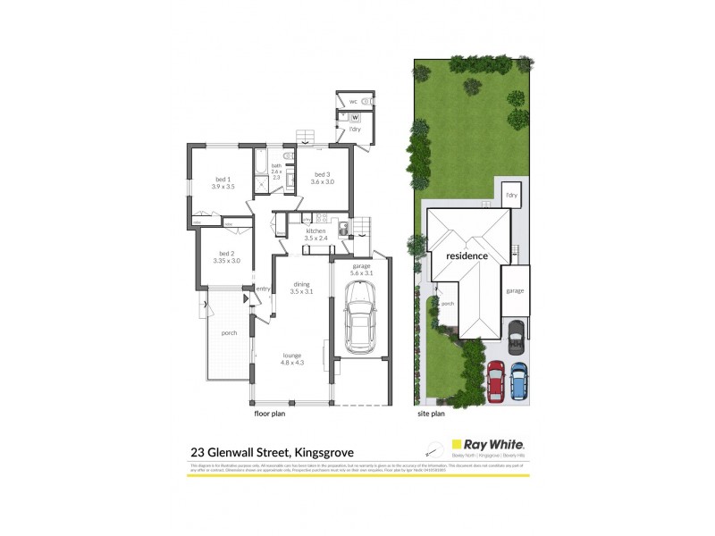 23 Glenwall Street, Kingsgrove NSW 2208 Floorplan
