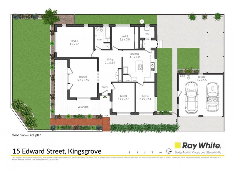 15 Edward Street, Kingsgrove NSW 2208 Floorplan