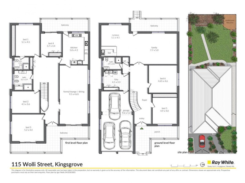 115 Wolli Street, Kingsgrove NSW 2208 Floorplan