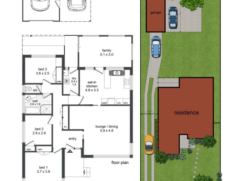 7 Shackel Avenue, Kingsgrove NSW 2208 Floorplan