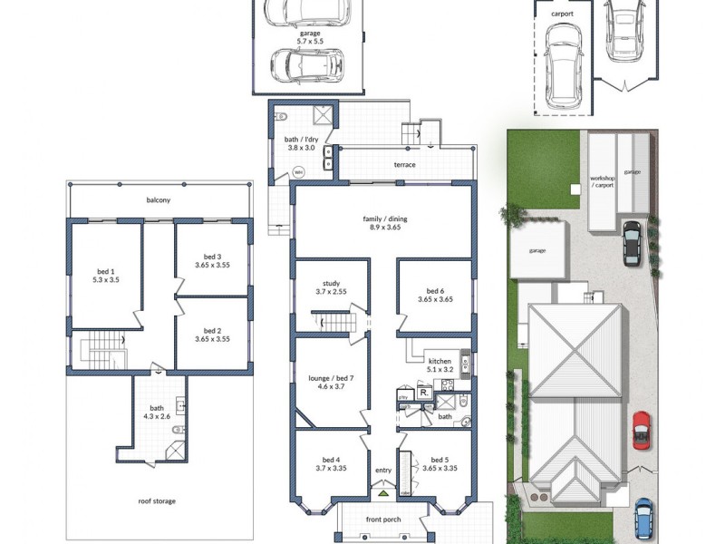 46 Smiths Avenue, Hurstville NSW 2220 Floorplan