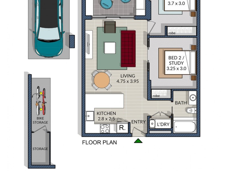 307/548 – 568 Canterbury Road, Campsie NSW 2194 Floorplan