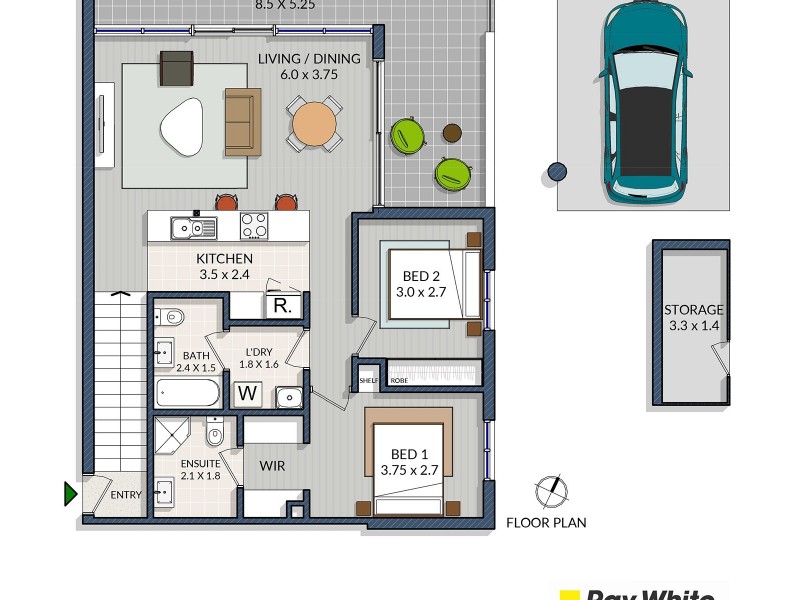12/324-326 William Street, Kingsgrove NSW 2208 Floorplan