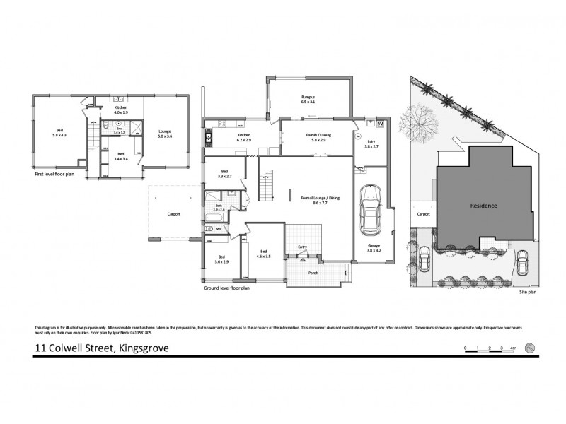 11 Colwell Street, Kingsgrove NSW 2208 Floorplan