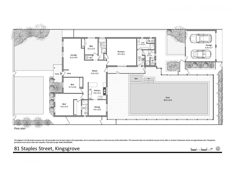 81 Staples Street, Kingsgrove NSW 2208 Floorplan