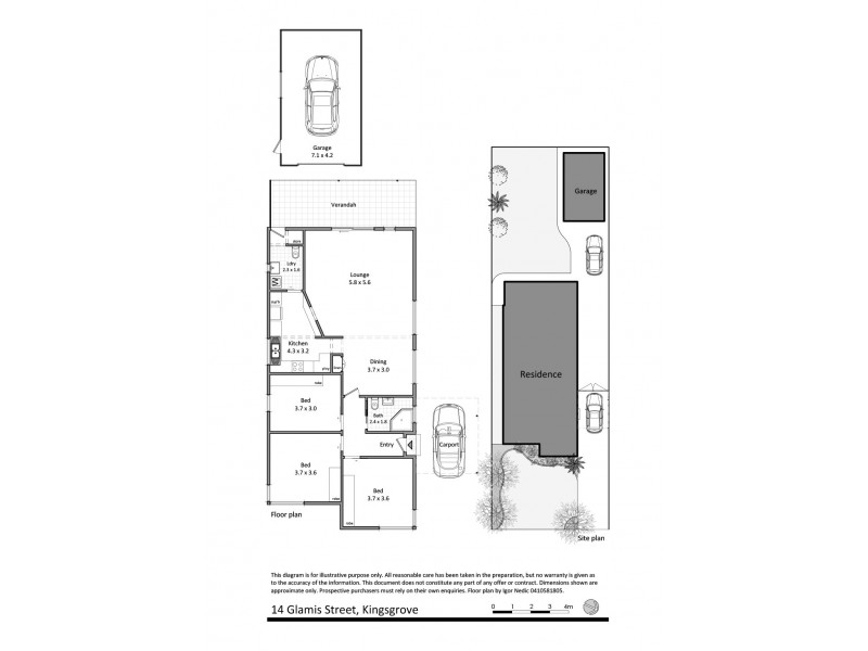 14 Glamis Street, Kingsgrove NSW 2208 Floorplan