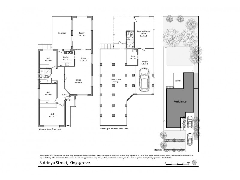 8 Arinya Street, Kingsgrove NSW 2208 Floorplan