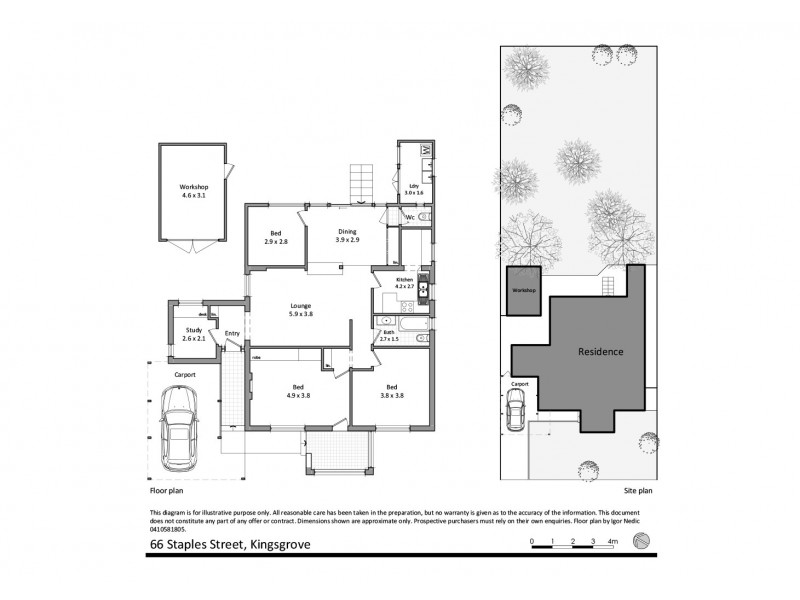 66 Staples Street, Kingsgrove NSW 2208 Floorplan