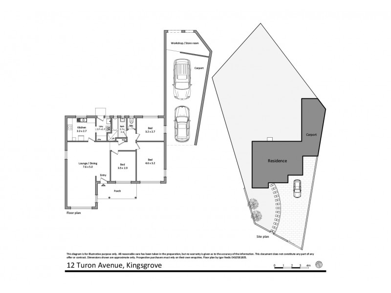 12 Turon Avenue, Kingsgrove NSW 2208 Floorplan