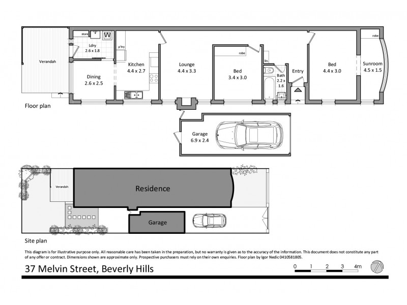 37 Melvin Street, Beverly Hills NSW 2209 Floorplan