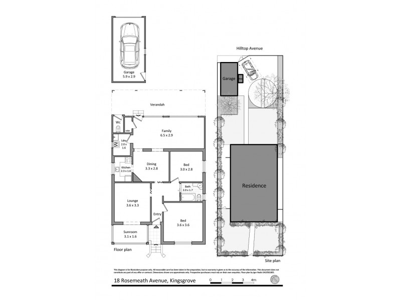 18 Rosemeath Avenue, Kingsgrove NSW 2208 Floorplan
