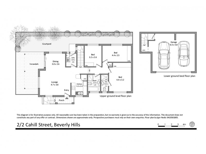2/2 Cahill Street, Beverly Hills NSW 2209 Floorplan