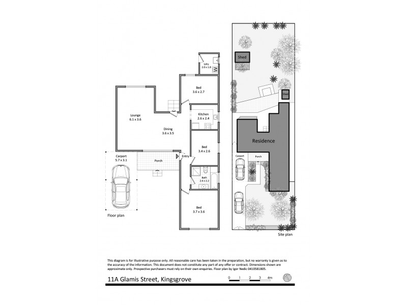 11A Glamis Street, Kingsgrove NSW 2208 Floorplan