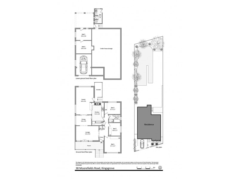 38 Moorefields Road, Kingsgrove NSW 2208 Floorplan