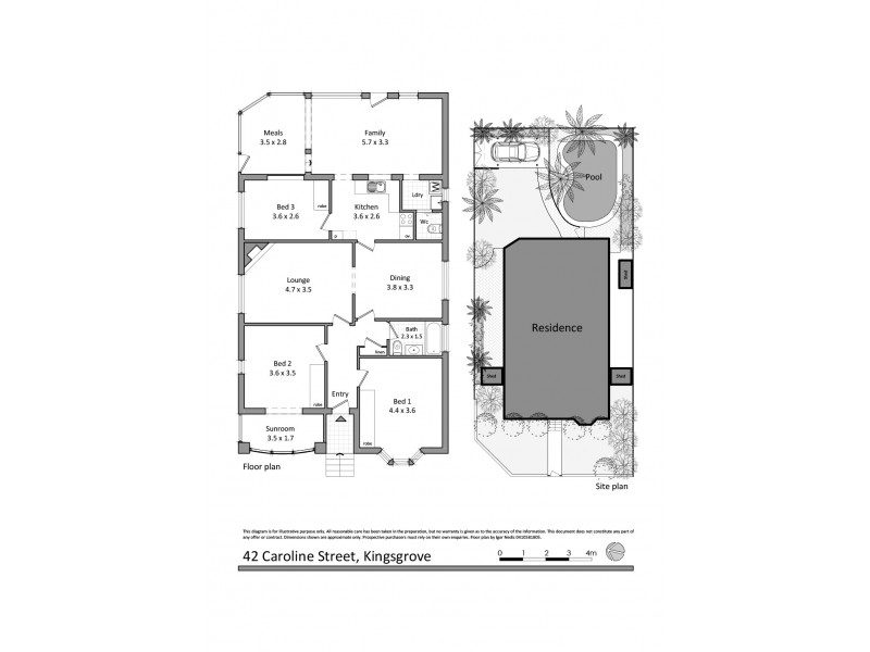 42 Caroline Street, Kingsgrove NSW 2208 Floorplan
