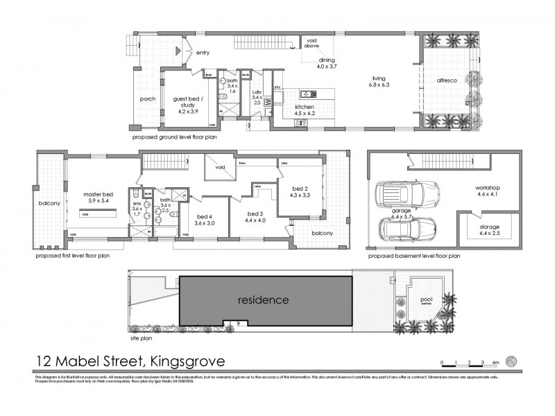 12 Mabel Street, Kingsgrove NSW 2208 Floorplan