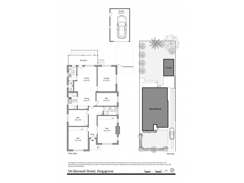54 Glenwall Street, Kingsgrove NSW 2208 Floorplan
