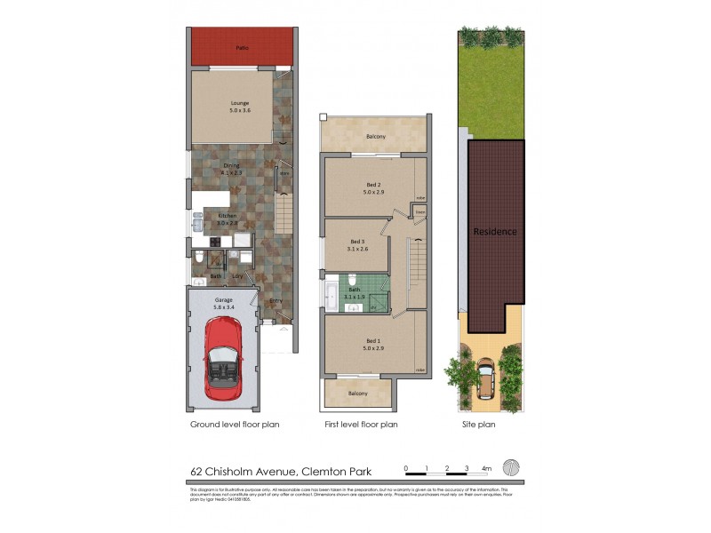 62 Chisholm Avenue, Clemton Park NSW 2206 Floorplan