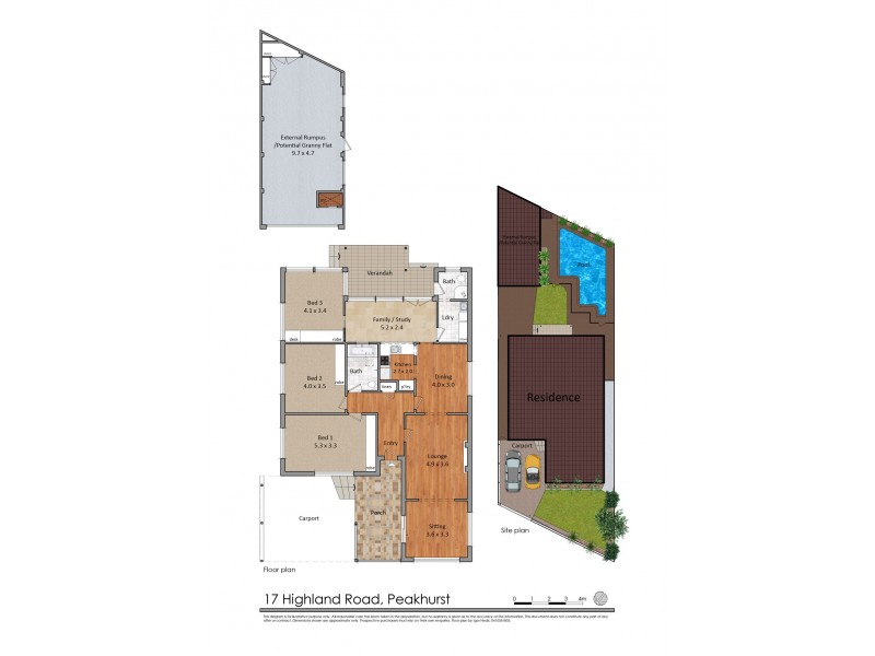 17 Highland Road, Peakhurst NSW 2210 Floorplan