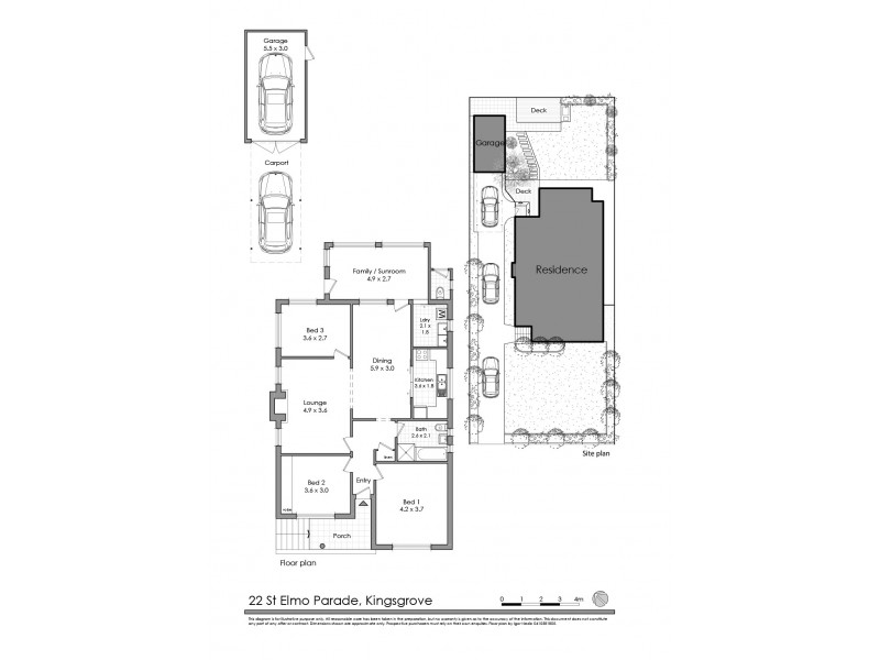 22 St Elmo Parade, Kingsgrove NSW 2208 Floorplan
