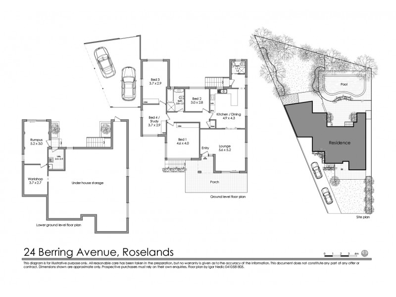 24 Berring Avenue, Roselands NSW 2196 Floorplan
