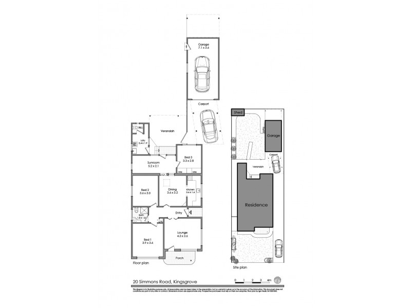 20 Simmons Road, Kingsgrove NSW 2208 Floorplan