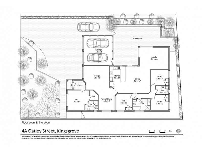 4a Oatley Street, Kingsgrove NSW 2208 Floorplan