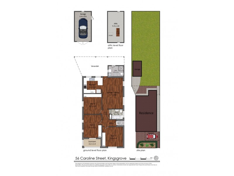 56 Caroline Street, Kingsgrove NSW 2208 Floorplan