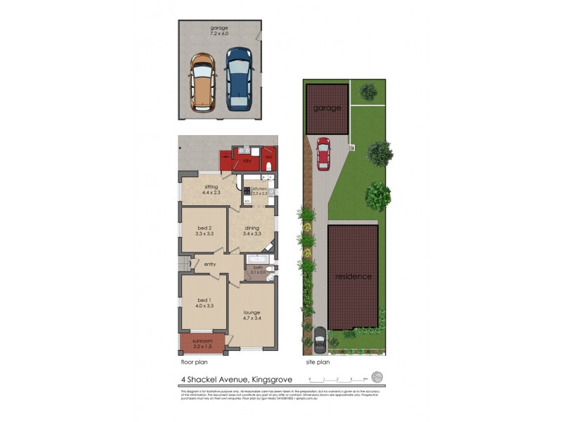4 Shackel Avenue, Kingsgrove NSW 2208 Floorplan