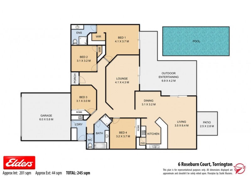 6 Roseburn Court, Torrington QLD 4350 Floorplan