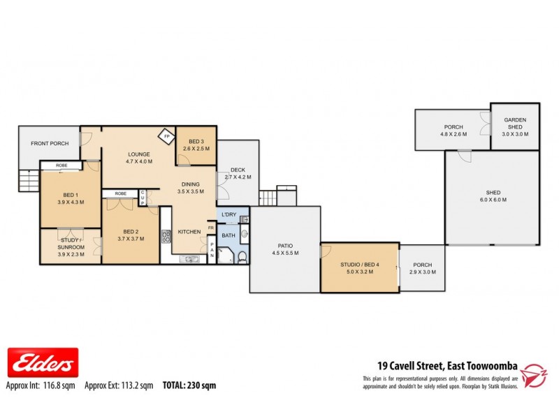 19 Cavell Street, East Toowoomba QLD 4350 Floorplan