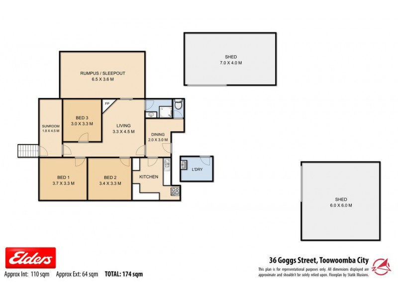 36 Goggs Street, Toowoomba QLD 4350 Floorplan