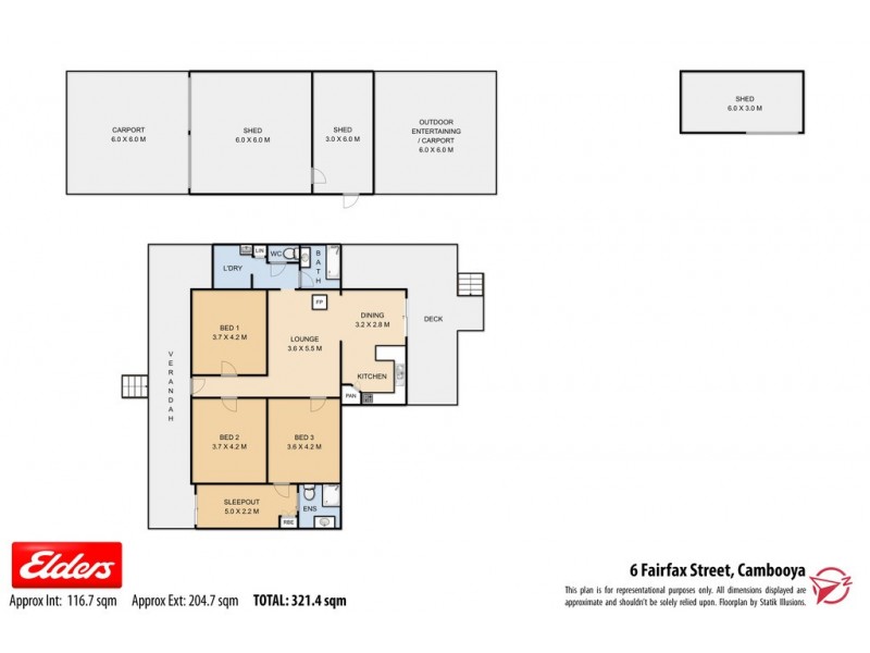 6 FAIRFAX STREET, Cambooya QLD 4358