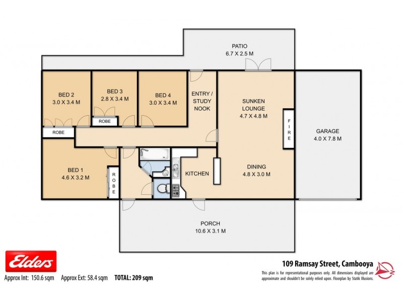 109 Ramsay Road, Cambooya QLD 4358 Floorplan