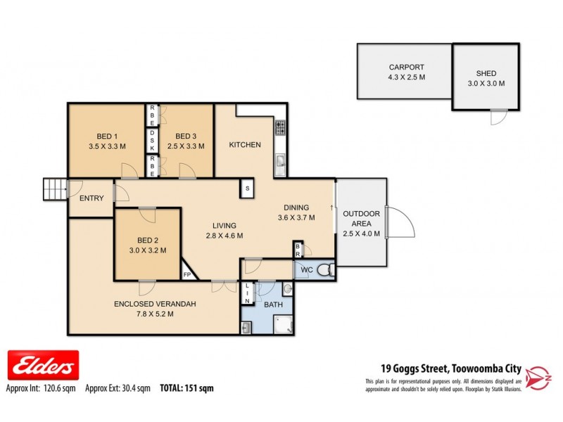 19 Goggs Street, Toowoomba City QLD 4350 Floorplan